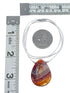 Liquid Silver Native American Agate Necklace JX126759